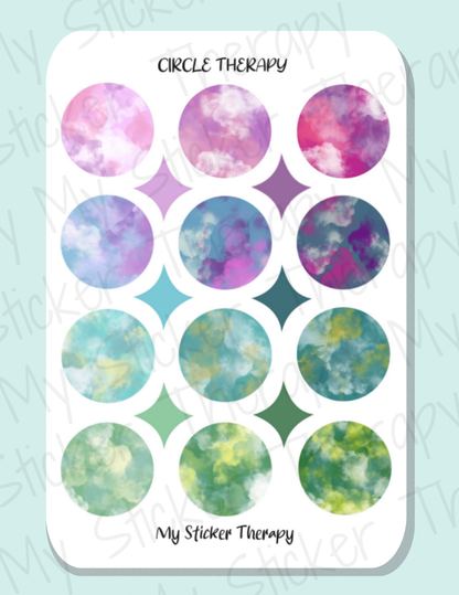 Positivity and journaling sticker sheets