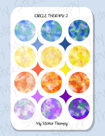 Positivity and journaling sticker sheets