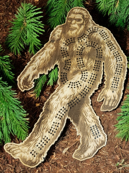 Bigfoot Cribbage Board