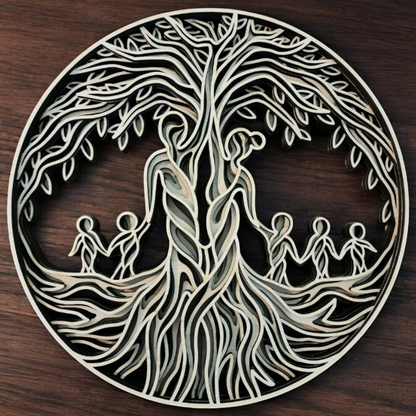 Family Tree Layered Wall Decor