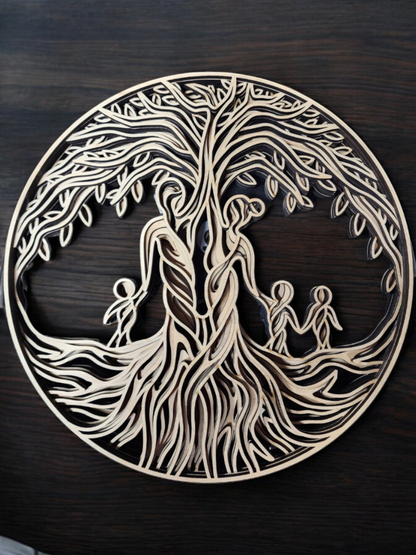 Family Tree Layered Wall Decor